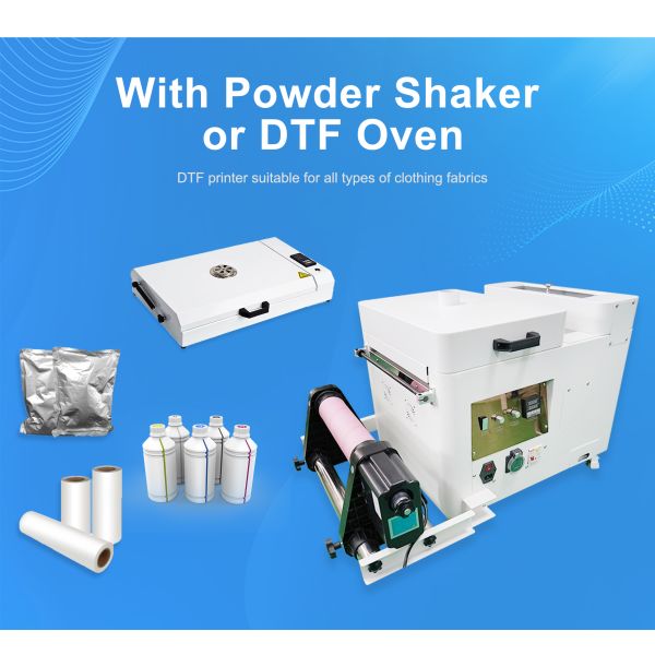 KECAI Desktop Touch Screen Roll A3 DTF Printer Dual XP600 Print Head DTF Printer Printing Machine for Cotton T-shirt Printing