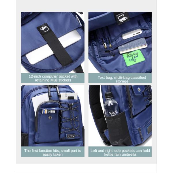 Wear Resistant Waterproof Travel Fashion Backpack 0.58kg Nylon Duffle Bag