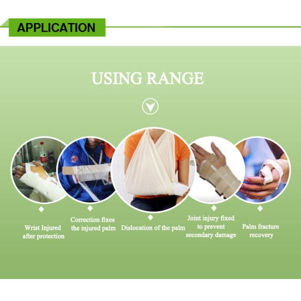 New type hot selling black composite cloths wrist finger splint