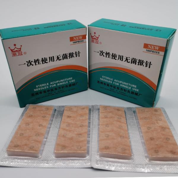 100Pcs/Box Disposable Sterile Ear Needles 0.22*1.5mm for Single Auricular Acupuncture