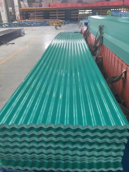 o Pvc de 930mm corrugou folhas telhando plásticas espanholas