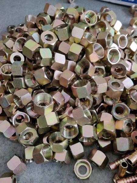 Diferentes normas de matérias-primas Elevadores elétricos reutilizáveis Acessórios de mangueira hidráulica Feminino Homem Acessórios de mangueira hidráulica Ferrule