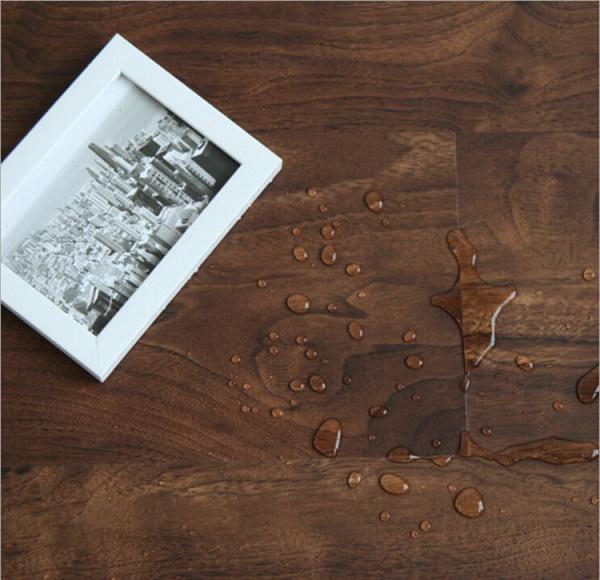 Healthy Safety Wpc Vinyl Flooring No formaldehyde Waterproof / Anti-corrosion Eco-friendly