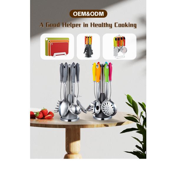 1.0mm / 1.5mm / 2.5mm Thickness Stainless Steel Kitchen Utensils for Everyday Cooking