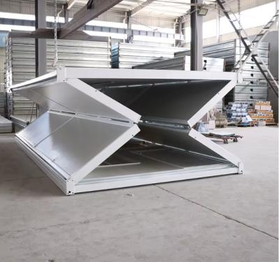 Customizable Collapsible Container Homes Steel Frame Folding Container House