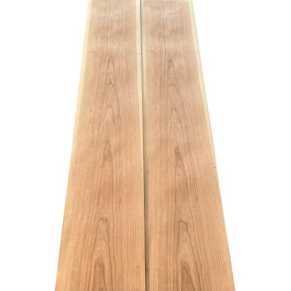 Couverture murale en bois de cerisier en faisceau de couronne coupé 0,45 mm