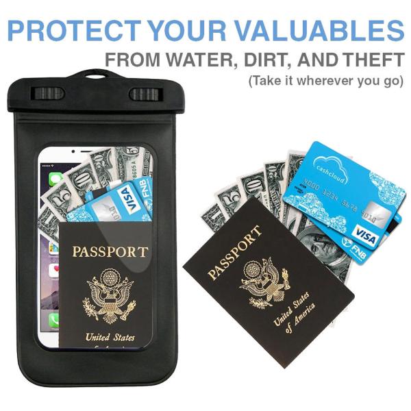 TPU Waterproof Cell Phone Pouch ODM Universal Waterproof Phone Case Cover