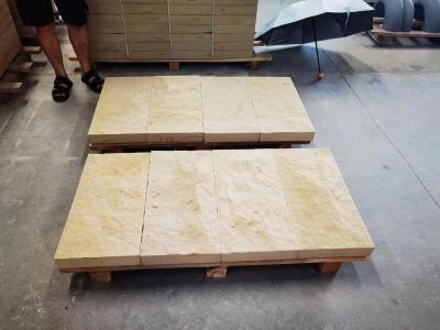 Rectangle Yellow Sandstone Interior Wall Cladding For Building Decoration