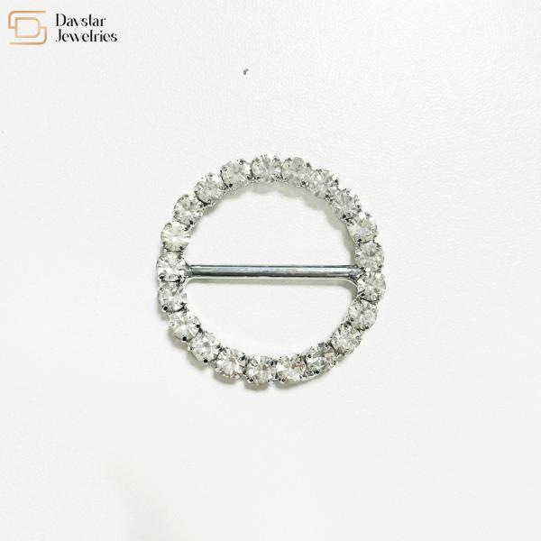 Custom Accessories Zircon Metal Buckle Chain Pendants For Key Handbag