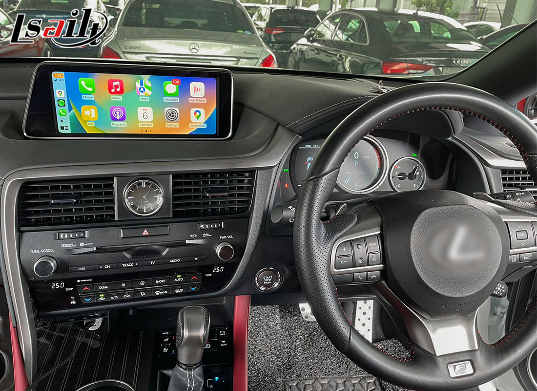 Интерфейс Lexus CarPlay на LX570 2013-2015 GX460 с беспроводным автомобилем андроида, картой Google