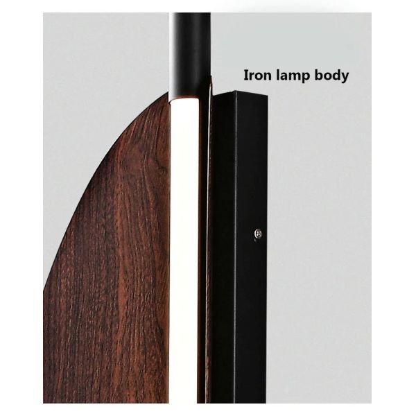 Bedside Stairway Corridor LED Light Long Strip Japanese Wood Grain wall lamp (WH-VR-137)