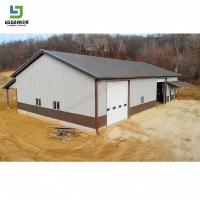 Trabajo de almacenamiento de metal prefabricado de construcción rápida y duradera Trabajo de almacenamiento de estructuras de acero para la industria ligera