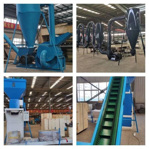 800-1000kg/H Wood Pellet Production Line High Density Wood Pellet Mill