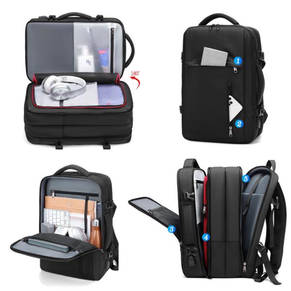 Factory wholesale New large capacity raincoat backpack business travel laptop backpack bag men