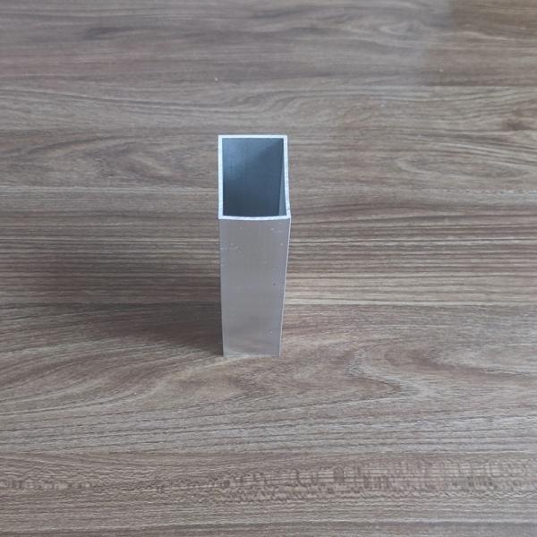 Customized 40x40mm 6063 Aluminium Alloy Tube Aluminum Hollow Square Tube Profile Black