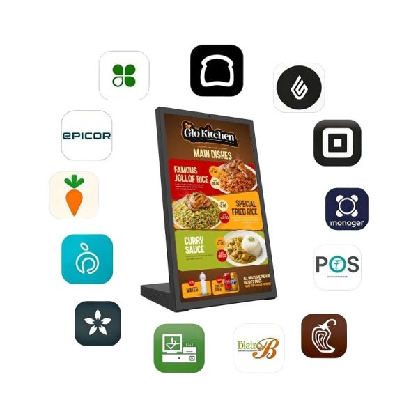 Commercial Digital Menu Board with High-Definition Display, Self-Ordering, and Multi-Language Support for Fast Food Chains