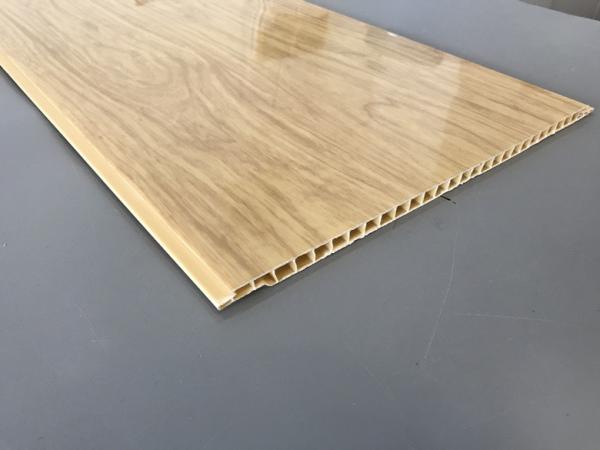 panneaux en bois anticorrosion épais de PVC de 7.5mm pour le revêtement de plafond/mur