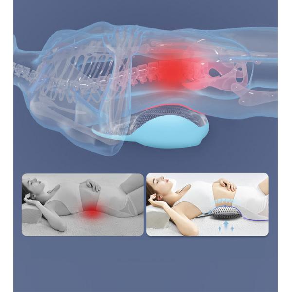 Cotton Knitted Jourm Ergonomic Orthopedic Backrest Back Cushion Lumbar Support Pillow