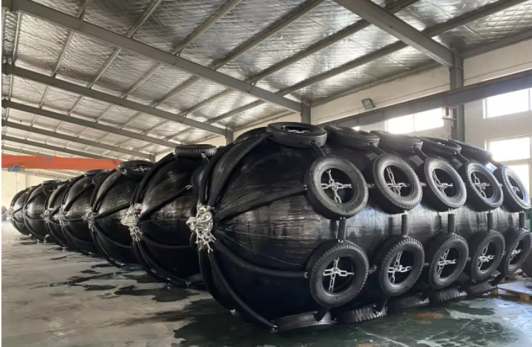 CCS, BV, ISO9001Marine Ship Protection Type Inflatable Rubber 2.5*5.5m Yokohama Fenders for Ship Protection Type Natural rubber, Rubber dipped tyre cord fabric