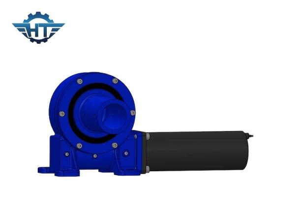 VE8 Solar Slew Drive With 24VDC Gear Motor For PV Tracking System 25 Inch