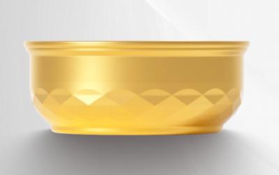 Gold Coated Finish Tin Containers With Lids UV Proof 98.90mm Diameter 200g
