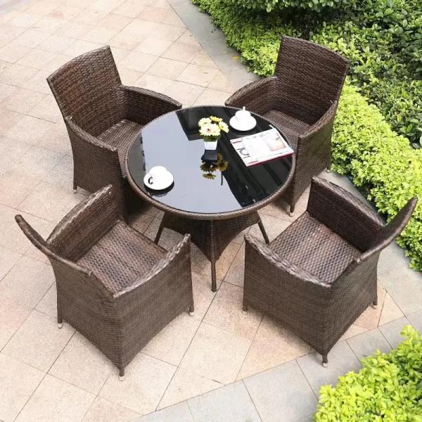 Hotel Rattan Lounge Set Oem Outdoor Lounge Dining Set For Courtyard