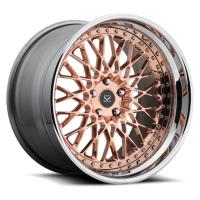 O tambor polonês 3-PC personalizado disco do ouro forjou as bordas 19x10 da liga” para Audi A7
