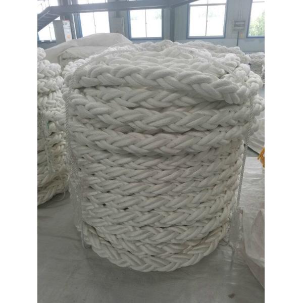 Certified Marine Rope (CCS/BV/ABS) High Strength 8 Strand PP Braided Rope for Heavy Duty Mooring & Towing