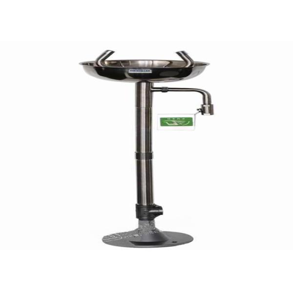 Stainless Steel Laboratory Fittings Double Head Manual Emergency Eyewash