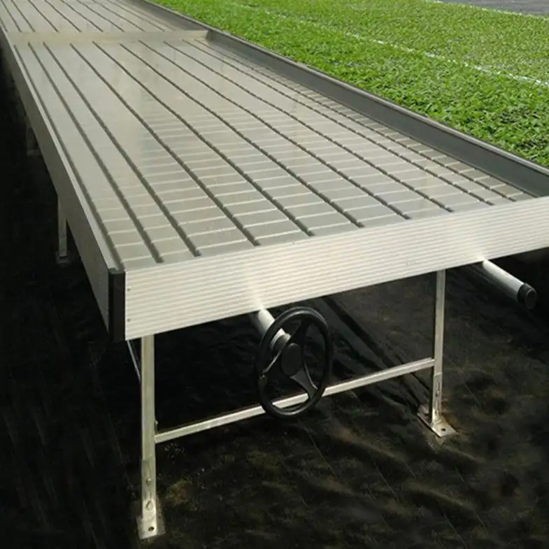 Пластиковый Суд Hydroponic растет таблица завальцовки парника кровати растя