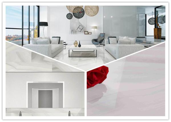 Telha lustrada 60*120cm da porcelana do mármore da ágata cor bege para telhas internas da porcelana da sala de visitas
