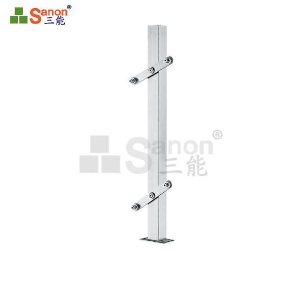 AISI 3M Stainless Steel Balustrade Posts Metal Stair Balusters Diameter 9.6mm