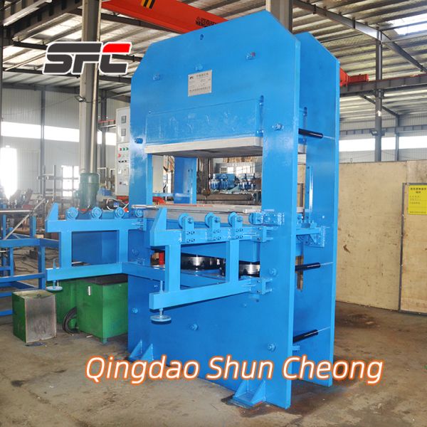 PLC Control Hydraulic Vulcanizing Press Machine with Customized Size and 0-100MPa Pressure Range