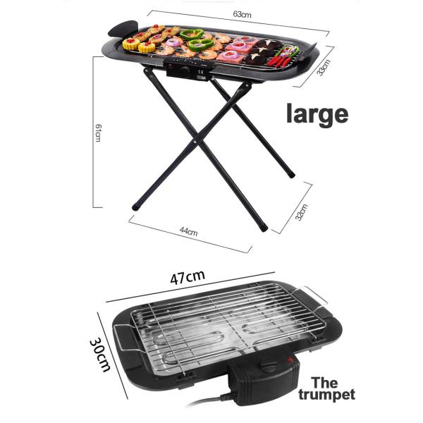 2000W Smoke Free Indoor Grill