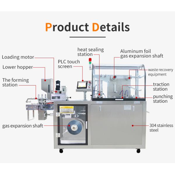 Blister Packing Machine Pharmaceutical Individual Capsule Pill Manufacturer