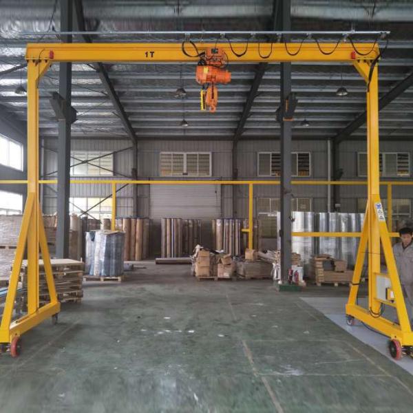 Adjustable Height Gantry Crane Simple Structure Portable Mobile A5