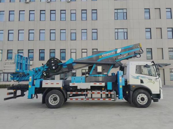 140KW Aerial Work Platform Truck 6 Wheeled EURO 3 Diesel Bucket Truck