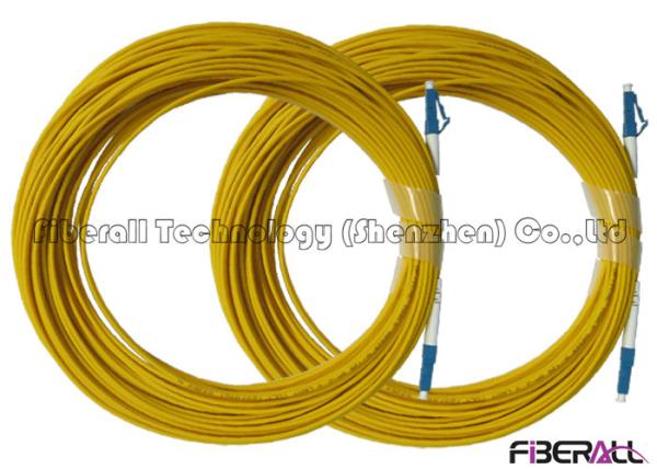 PC End Face Custom Fiber Optic Cables ,  LC LC Single Mode Fiber Patch Cable