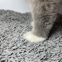 Litière pour chat en tofu au charbon actif OEM/ODM écologique, naturelle, agglomérante, sans poussière, à forte absorption d'eau