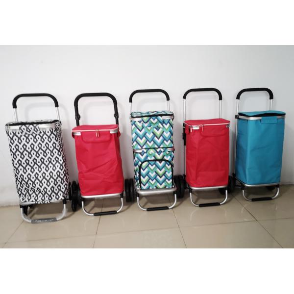 Laundry Utility Big Capacity Grocery Shopping Cart Lightweight Folding Waterproof Insulated Shopping Trolley