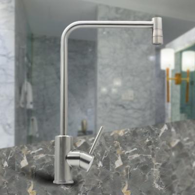 Stainless Steel Bathroom Vanity Faucet Deck Mounted Pull Out Kitchen Faucet