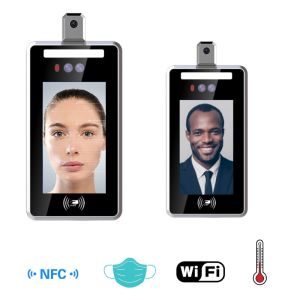 Scanner facial intelligent de la température de reconnaissance d'IP55 13.56MHZ