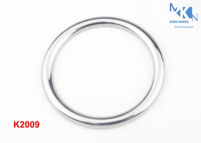 Nickle And Black Color O Ring Buckle Handbag Hardware Custom Logo OEM Or ODM
