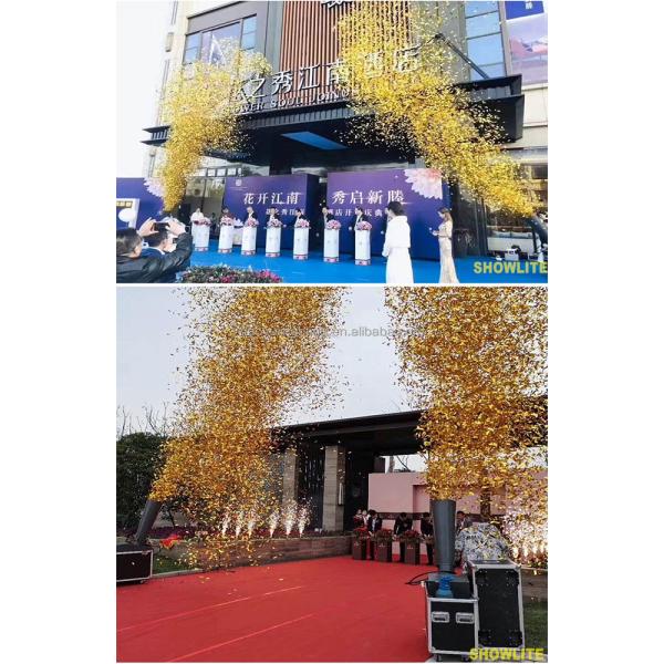 взрывного устройства радуги СО2 250W карамболь машины воздуходувки Confetti пневматического бумажный