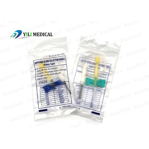 Disposable Safety Blood Collection Needle 21G 23G for Vacuum Blood Collection and Medical