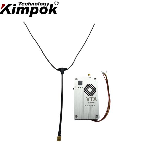 300Mhz 5W FPV UAV ドローン画像送信用のビデオ送信機と受信機