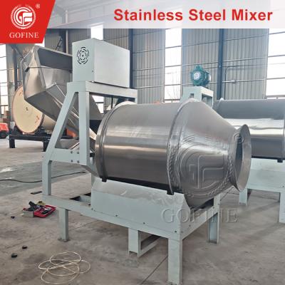 High-Capacity Stainless Steel Batch Mixer for Uniform NPK Fertilizer Blending