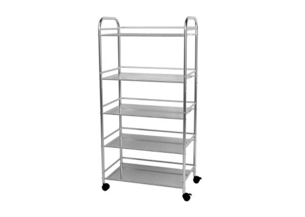 Anti Magnetic Stainless Steel Building Products / Stainless Steel Kitchen Shelves With Wheel