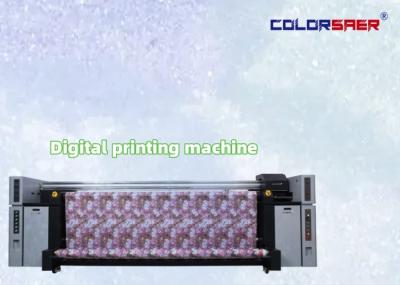 Roll To Roll 8pcs Print Heads Large Format 3200mm Wide Automatic Digital Fabric Printer