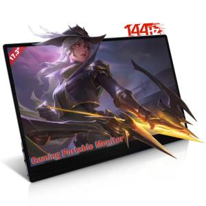 ODM IPS HDR 144hz ポータブルゲームディスプレイ モバイルモニタータイプC 17.3インチ